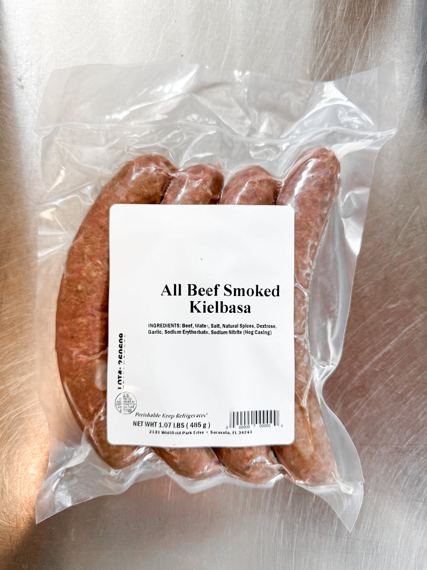 Beef Kielbasa Sausage