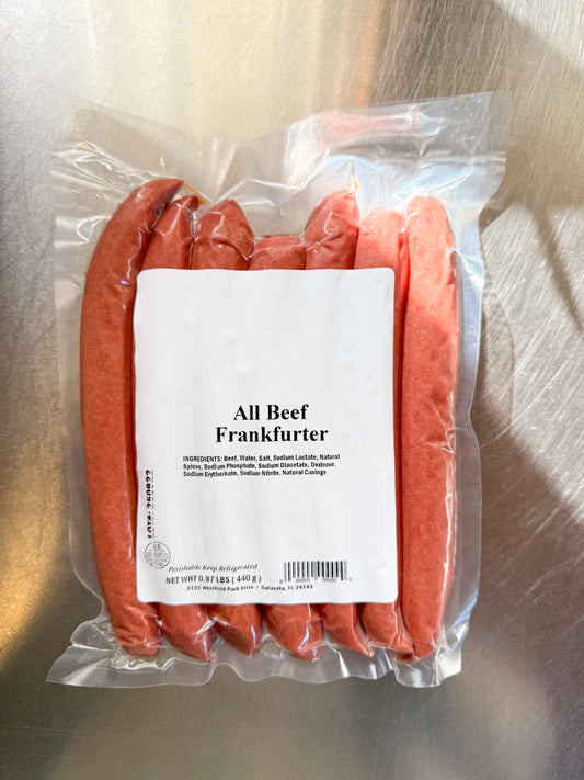 All Beef Hot Dogs