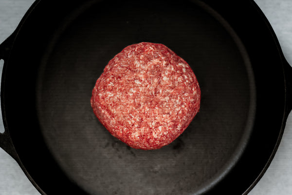 Adams Ranch Natural Beef ground beef patty — no hormones or antibiotics, Florida raised