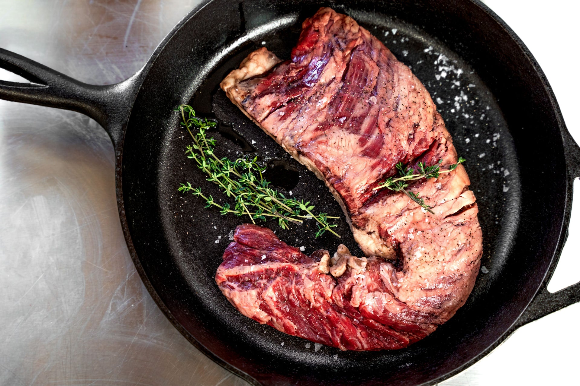 Medium Rare How To Cook Flank Steak Cast Iron Skirt Steak Medium